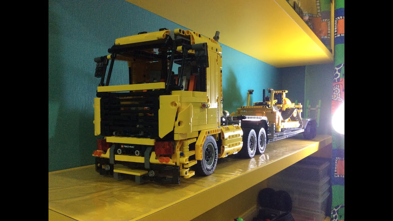 Lego  technic truck  trailer  YouTube