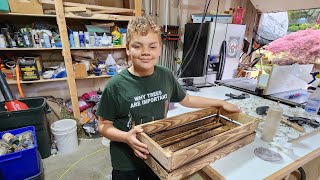 Wood aging process