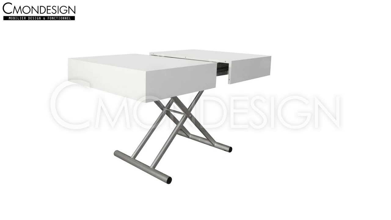 table basse relevable youtube