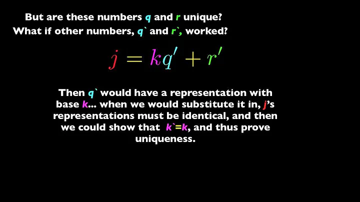 Euclid's Division Lemma Proof