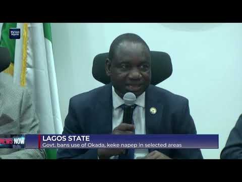 Lagos State government bans use of Okada, keke napep in selected areas