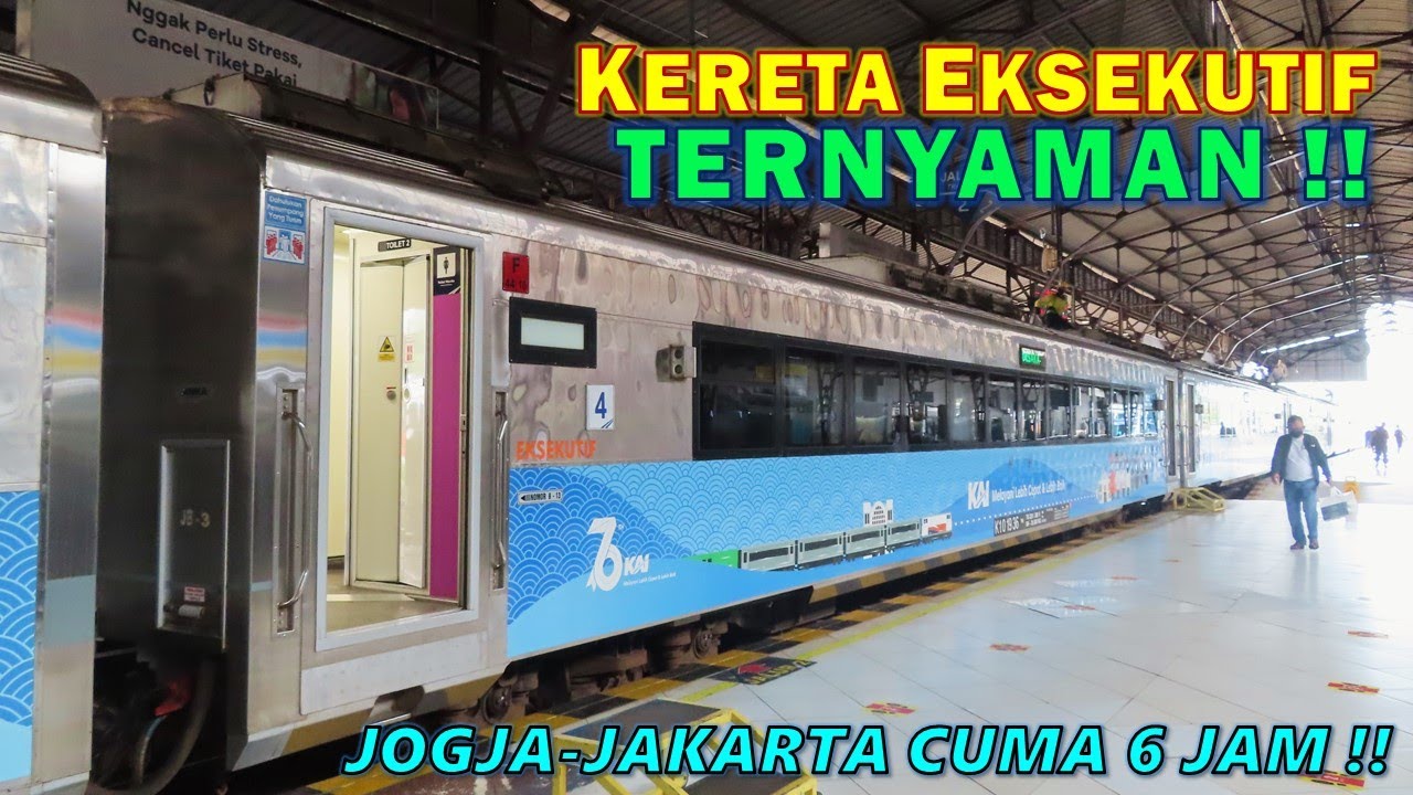 KERETA API EKSEKUTIF TERNYAMAN !! NAIK KA TAKSAKA JOGJA - JAKARTA ...