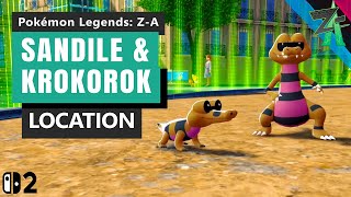 How to get Sandile and Krokorok in Pokemon Legends Z-A