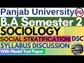 Social Stratification | BA Sem 2 Sociology | Sociology BA Sem 2 | Sociology Exam