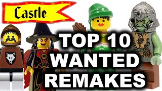 Lego Castle TOP 10 REMAKES! (wanted…) Wolfpack, Forestmen, Orcs, Dragons & Fantasy for 10305 / 21348