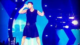 Ricky Martin En Falda En El Festival Presidente 2017