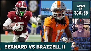 BATTLE: Philadelphia Eagles TARGETING Germie Bernard over Chris Brazzell II and other WR prospects?!