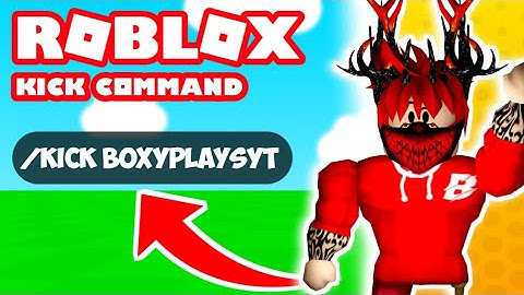 Roblox Studio - HOW TO MAKE A KICK COMMAND