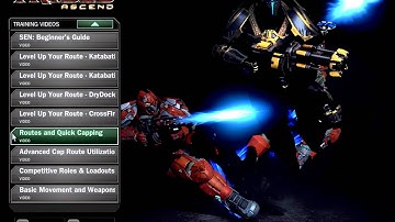 Tribes Ascend: Interactive Menu: Training: Video Tutorials 4