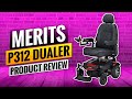 Merits p312 dualer power wheelchair review 2024