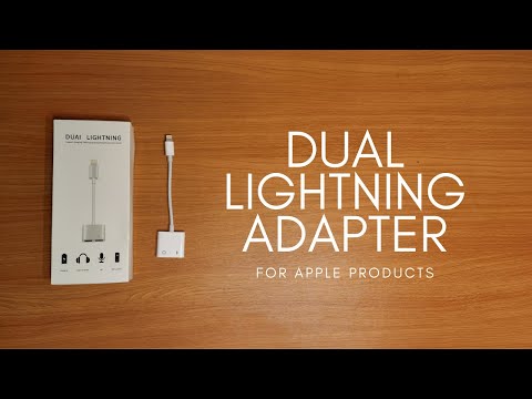 Dual Lightning Adapter (Low Price but it Works!)