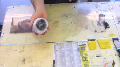 Drypoint (video 3 of 5) Inking the Plate