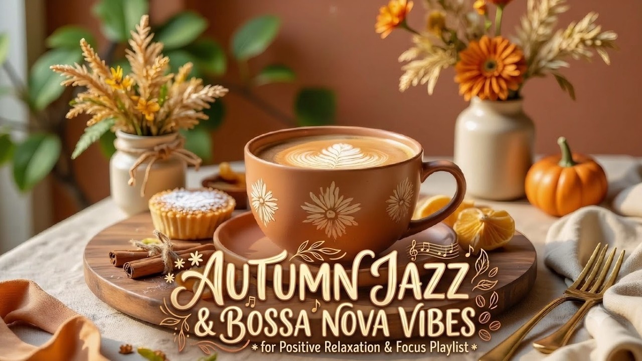 Autumn Morning Jazz, Coffee Bossa Nova Vibes for Positive