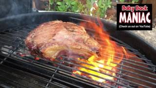 How to grill ribeye steak on Slow 'N Sear 26 inch Weber kettle | sear