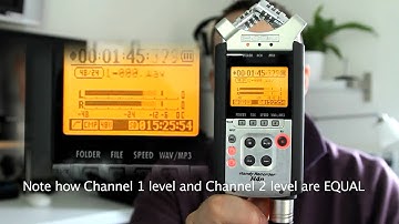 Zoom H4N Recording Tip