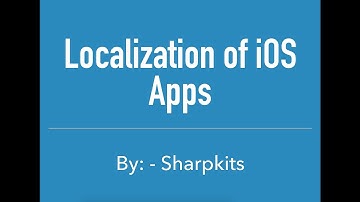 iOS Localization Quick & Easy Tutorial - How to Localize your iOS App with Xcode 8 and iOS 10