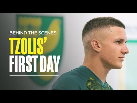 BEHIND-THE-SCENES OF CHRISTOS TZOLIS' FIRST DAY AT NORWICH CITY