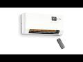 Review: Electric Wall Mounted Heater with Remote, ECO Mode &amp; 24H Timer