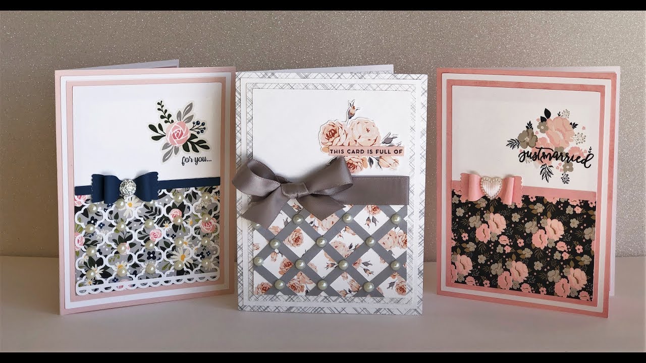 Simple & pretty handmade card tutorial! - YouTube