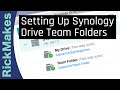 Setting Up Synology Drive Team Folders