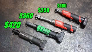 Pricey New SnapOn & Matco Ratchets vs Milwaukee & DeWALT