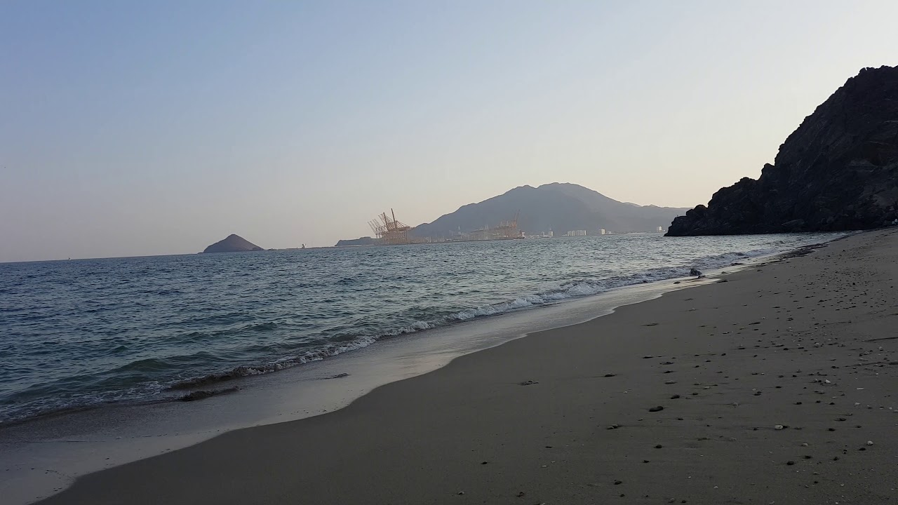4K Video : Luluyah beach near Khorfakkan & Fujairah, UAE.