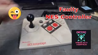 Faulty Nintendo NES Advantage Controller / Can We Fix It