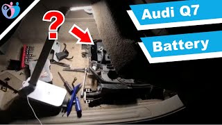 How to replace a car battery on Audi Q7 2007?