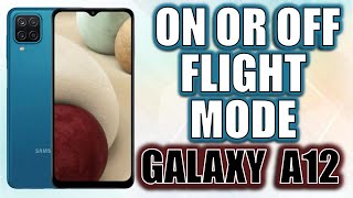 How to Turn on or off flight mode on Samsung Galaxy A12 Android 10 screenshot 3