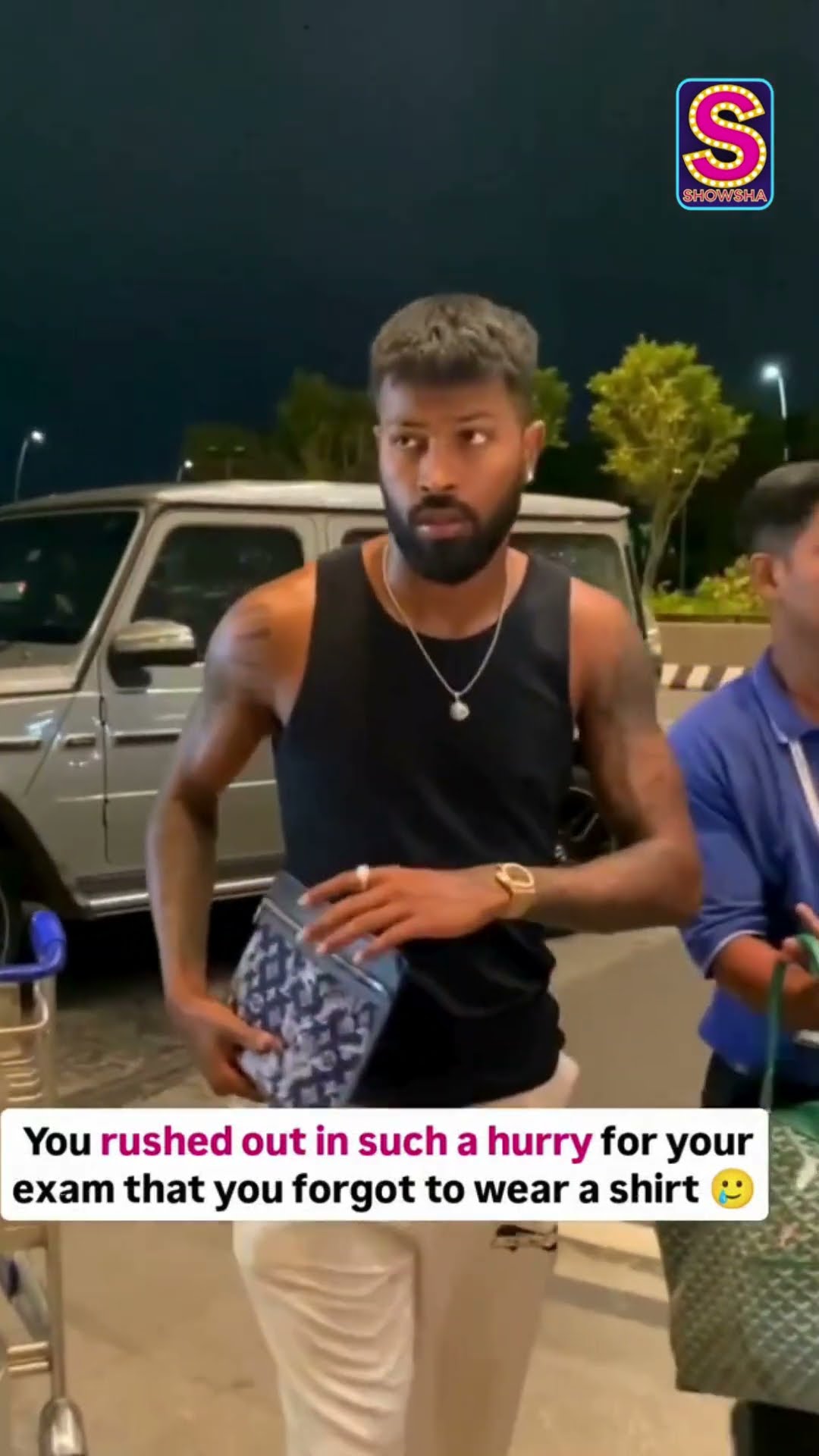 Indian Cricketer Hardik Pandya Spotted At Airport In A Funky Style | N18S