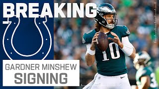 BREAKING NEWS: Colts Signing Gardner Minshew