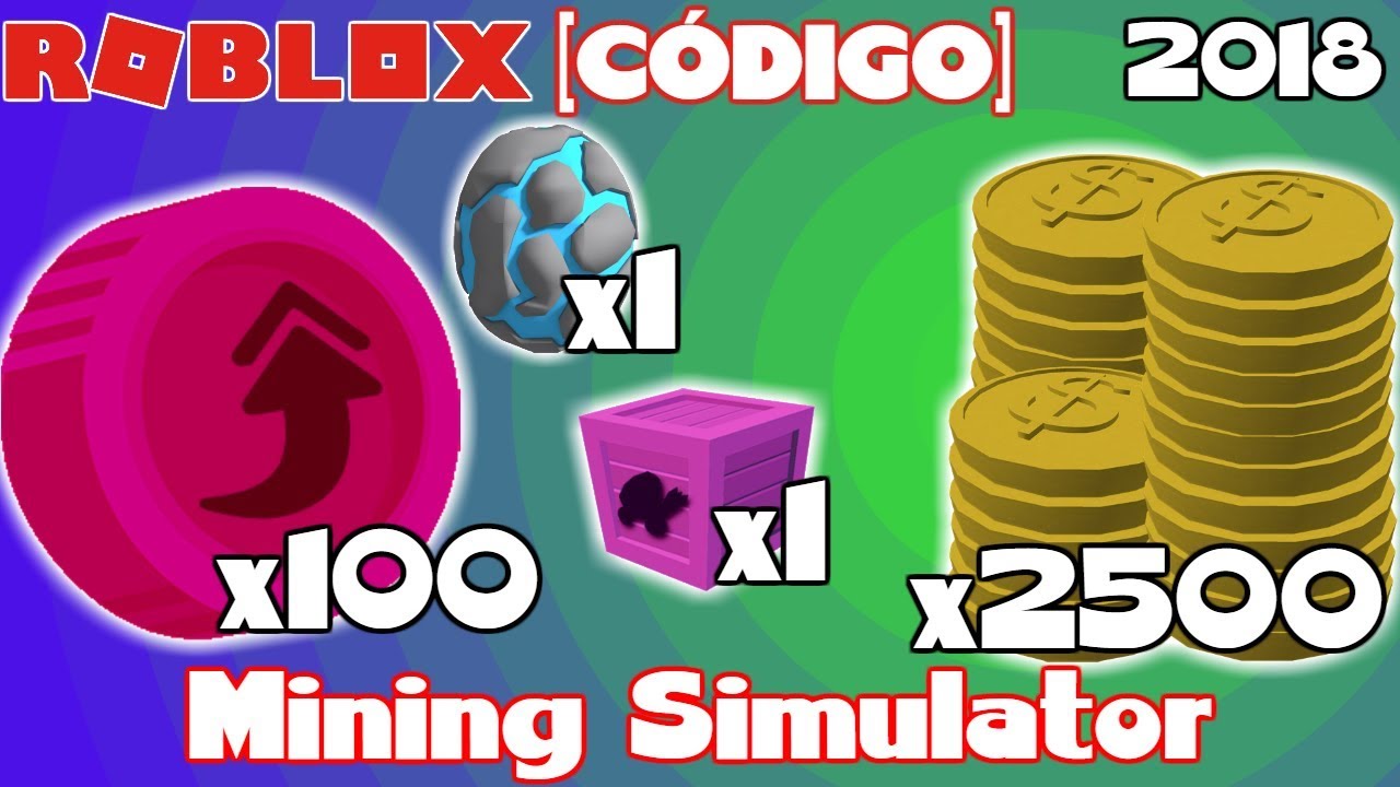 c-digo-para-juego-de-roblox-100-tokens-5-c-digos-mining-simulator-2018-youtube