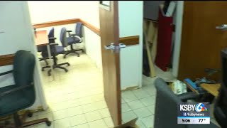 Broken water pipe floods portion of Santa Maria Court Complex