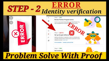 Fix In Adsense Step 2 Error Problem Solve | Adsense Account Was Disapproved,Missing Payment Details|