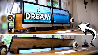 DIY Schreibtisch mit dualem Monitor Lift - Dream Desk Setup 2019 | Tips, Tricks & More