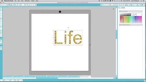 Silhouette Cameo Glittered Fonts W/O Designer Edition