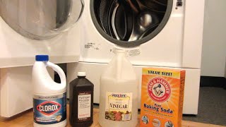 Clorox bleach gel works best - https://amzn.to/30l26zh how to remove
mold from the washing machine rubber gasket using baking soda, bleach,
vinegar, h...