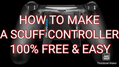 Cheapest Scuf controller ever! (How To Make A PS4 Scuf Absaloutely FREE 2020!!!