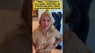 ‼️TÓMALA‼️ Los empresarios le dan la espalda a Xóchitl Gálvez, ella es Christina