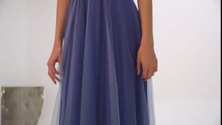 Sobrefalda Tul Azul