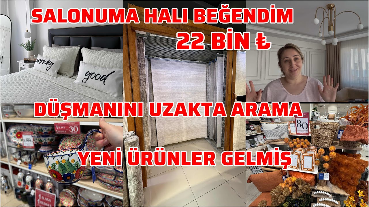 22 BİN TL😳SALONUMA HALI BAKTIM❓DÜŞMANINI UZAKTA ARAMA❓ENGLİSH HOME MAĞAZA TURU😍YENİ GELEN ÜRÜNLER‼️