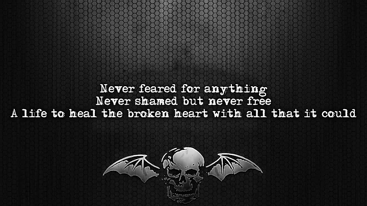 Avenged Sevenfold - So Far Away ( FULL HD ) [Lyrics on the screen]