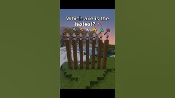 Which Axe is the Fastest in Minecraft? 🪓⚡
