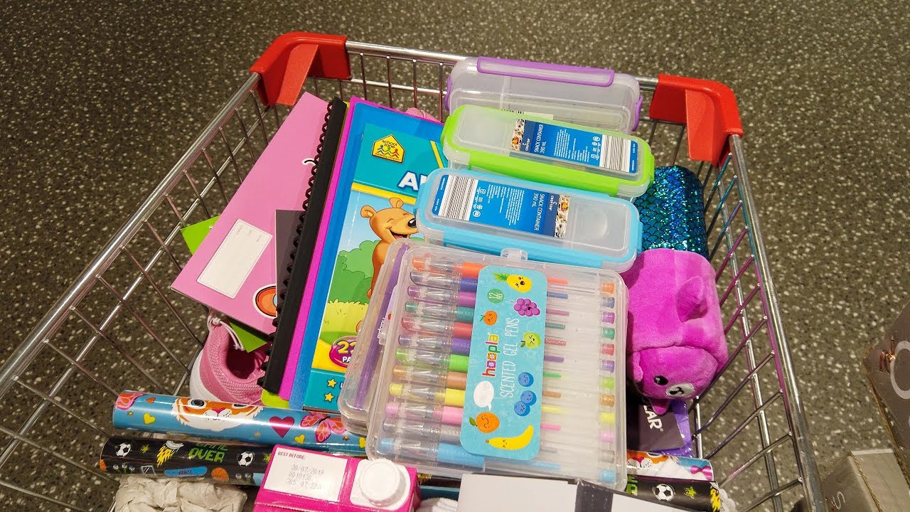 School supplies Frenzy at Aldi! YouTube