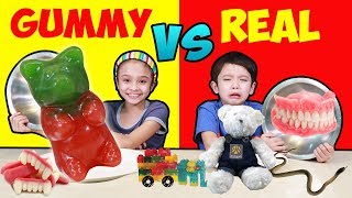 บรีแอนน่า | กัมมี่ VS ของจริง ชาเลนจ์ สุดฮา ห้ามพลาดเซอร์ไพรส์ตอนจบ! | GUMMY VS REAL