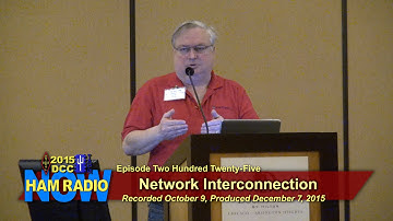 HRN 225: K7VE - Network Interconnections (the DCC on HamRadioNow)
