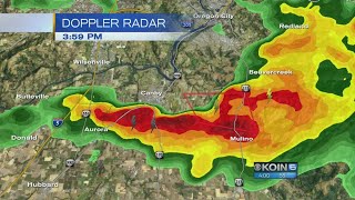 Tornado touches down near Aurora airport
