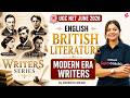 UGC NET English Literature | British Literature Modern Era Writers | UGC NET English by Dakshita Mam