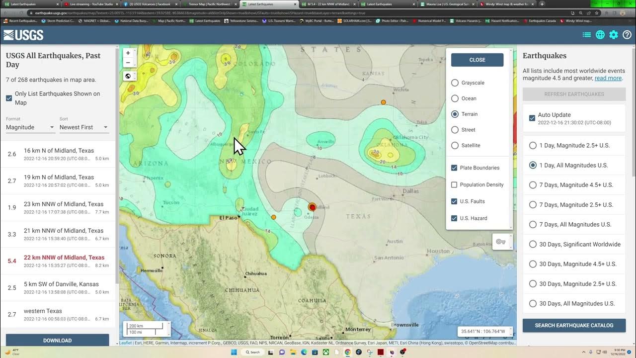 Texas earthquake activity. Aftershocks continuing.. 35 M flares on the