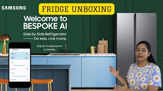 Amazing Features of Samsung 653L Bespoke Convertible Side-by-Side Refrigerator | AI Enabled#unboxing